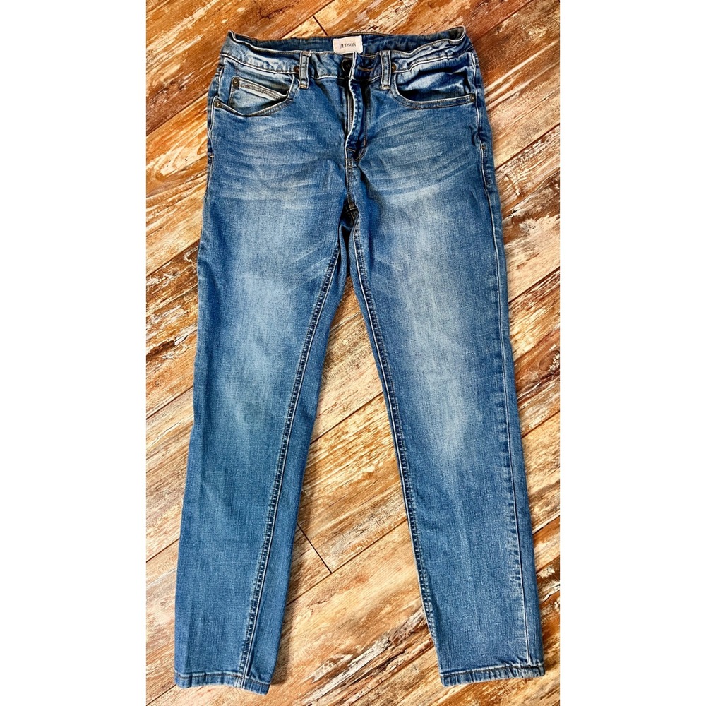Hudson Jeans Girls Size 14N Straight Leg Medium Wash Distressed Y2K Denim